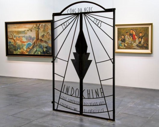 R. Streitmatter-Tran , “Departures: Intersecting Modern Vietnamese Art with R. Streitmatter-Tran”, de Sarthe Gallery, Hong Kong, 2017 (courtesy of de Sarthe Gallery) 陈德良,“离境:陈德良与越南现代艺术的交织”,展览现场,德萨画廊,香港,2017(图片由德萨画廊提供)