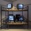 Lin Yilin, "Hotbed", Steel frame bunk bed, bricks, six-channel video (colour, sound). M+, Hong Kong. Gift of Guan Yi, 2013 (Courtesy of M+, Hong Kong)
林一林，《温床》，钢架双层床、砖、六频道视像(彩色，有声) 。香港M+博物馆藏品, 管艺捐赠, 2013年（图片由香港M+博物馆提供）