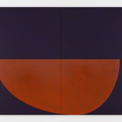 Suzan Frecon
lantern, 2017
Oil on linen
Two (2) panels 
Overall: 87 1/2 x 108 x 1 1/2 inches 
222.3 x 274.3 x 3.8 cm 
Signed verso
Courtesy the artist and David Zwirner, New York/London