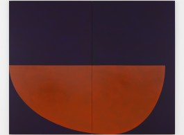 Suzan Frecon
lantern, 2017
Oil on linen
Two (2) panels 
Overall: 87 1/2 x 108 x 1 1/2 inches 
222.3 x 274.3 x 3.8 cm 
Signed verso
Courtesy the artist and David Zwirner, New York/London