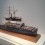 Sam Durant, “The Commodore’s Dream”, model ships, 59.1x134 x27.9cm, 2017