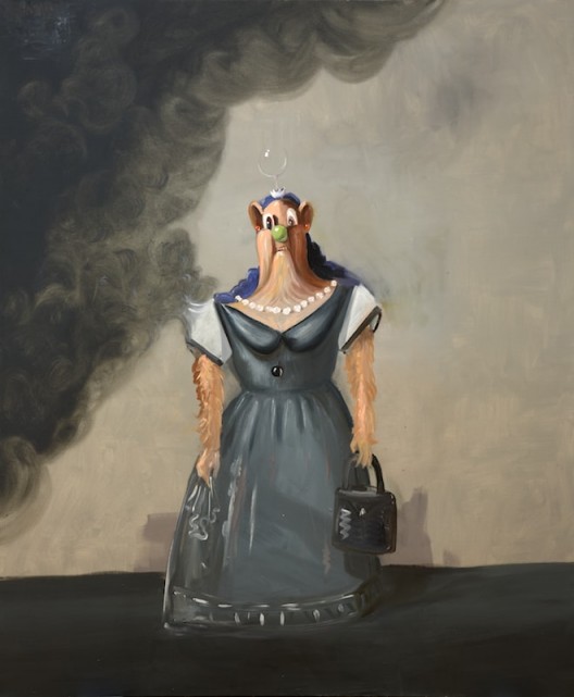 George Condo, “Antipodal Dream”, oil on canvas, 183 x 152.2 cm, diptych, 2016, © Sprüth Magers 乔治·康多, 《反梦》,油画颜料,油画布,183×152.2 cm,双联画,2016,© Sprüth Magers