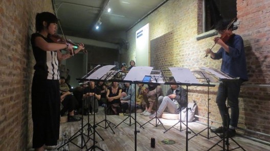 Yan Yulong, Sheng Jie, MIJI Concert 39 at Meridian Space, Beijing (photo courtesy of Edward Sanderson)