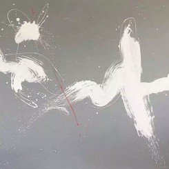 贡奈丝·法蒂，《无题》，2017，布面丙烯，140 x 170 cm
Golnaz Fathi, Untitled, 2017, Acrylic on canvas, 140 x 170 cm