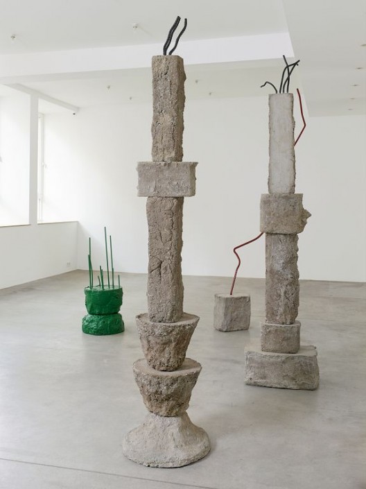 Monika Sosnowska, Urban Flowers, installation view Galerie Gisela Capitain, Cologne 2018. © the artist, courtesy Galerie Gisela Capitain, Cologne. Photo Simon Vogel