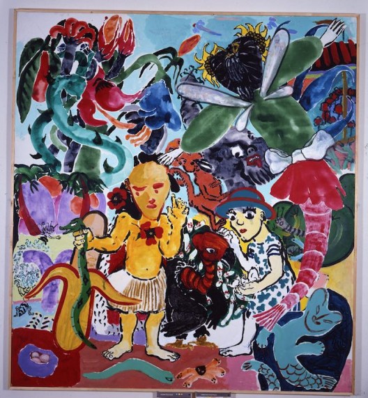 宝拉·雷戈，“天堂”，1985，布面丙烯，220 x 200 cm