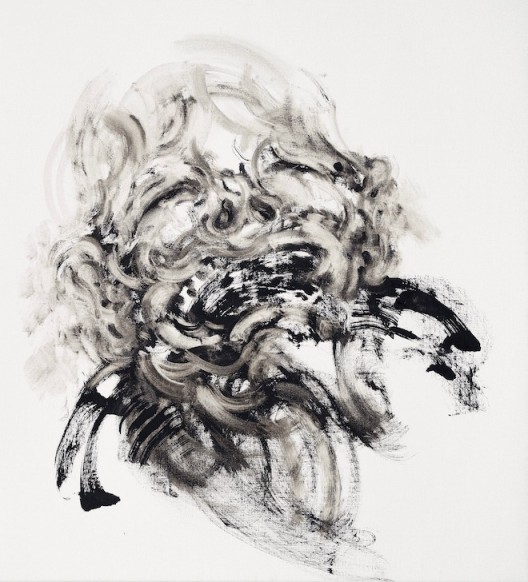 Maggi Hambling, Laughing 2, oil on canvas, 66 x 61 cm, 2018 笑 2, 2018 布面油画, 66 x 61 厘米 私人收藏 (image courtesy the artist and Marlborough Gallery)