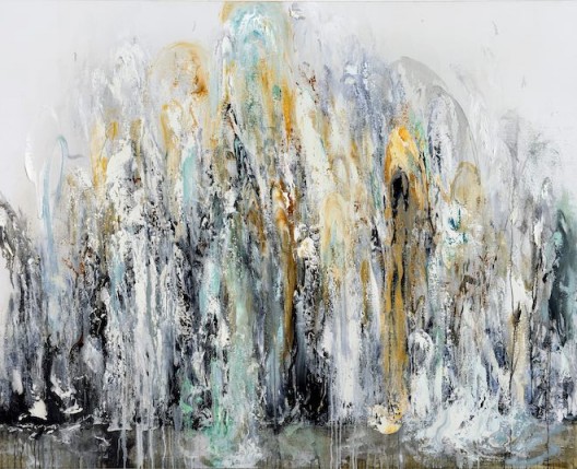 Maggi Hambling, Wall of water 3, oil on canvas, 198 x 226 cm, 2011 (image courtesy the artist and Marlborough Gallery)