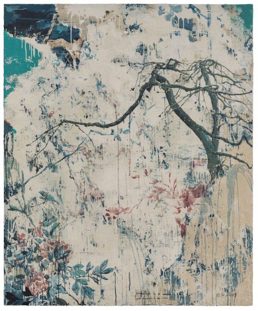 早春二月之菊 | Chrysanthemum - Early Spring in February 木板综合材料 | Mixed Media on Wood 166×138cm 2018 