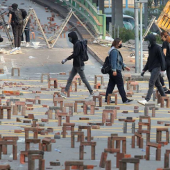 Hong Kong social art installation (image: Receive News)