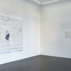 Installation View Ji Dachun: Rain in rain, cloud in cloud, at no one’s fingertips. Galerie Nagel Draxler Berlin 2020
(photo Simon Vogel. 
Courtesy the artist and Galerie Nagel Draxler Berlin/ Cologne/ Munich)