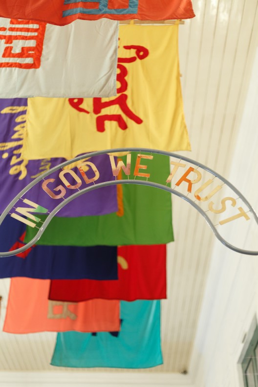 Fendry Ekel, In God We Trust (detail), 2020, (courtesy the artist and Honold Fine Art)