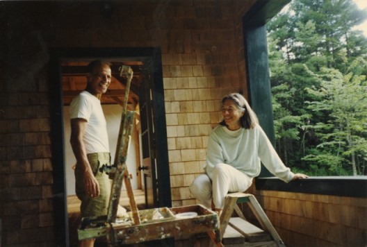 Ada and Alex Katz in Maine，1990 亚历克斯·卡茨与妻子艾达在缅因州，1990