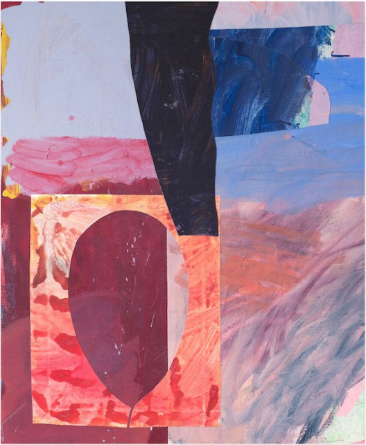 Zara June Williams - On The Cusp, 2020, acrylic and collage on canvas 116.8 x 95.6 cm 45 x 37 2032 inches (image courtesy the artist and COMA)